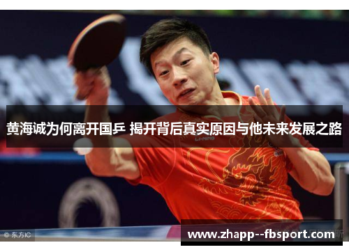 黄海诚为何离开国乒 揭开背后真实原因与他未来发展之路